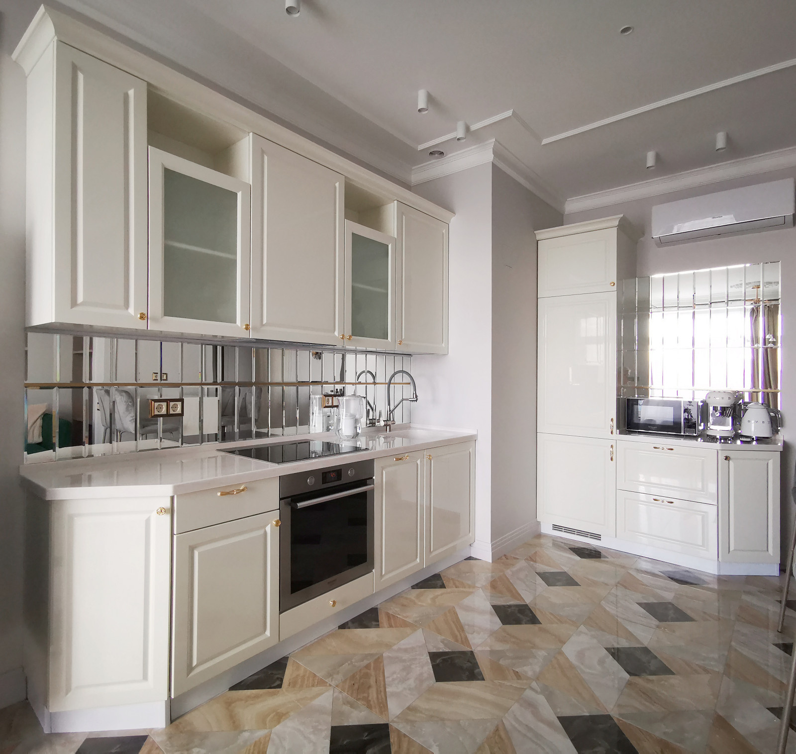 Квартира 110 м2 ЖК Триумф Палас в стиле неоклассика