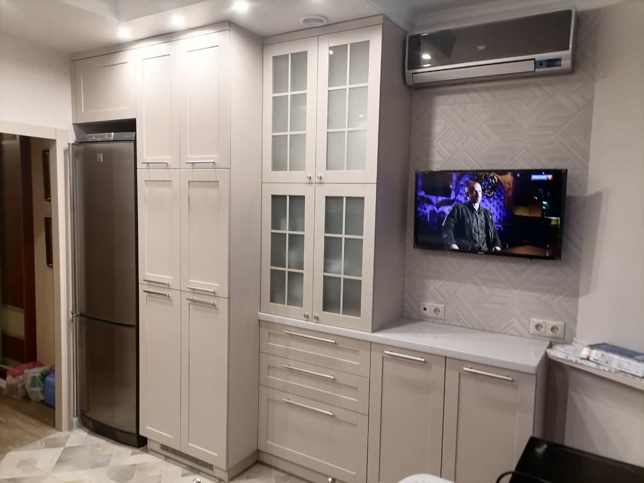 Кухня 13 м2 ул. Братеевская в современном стиле