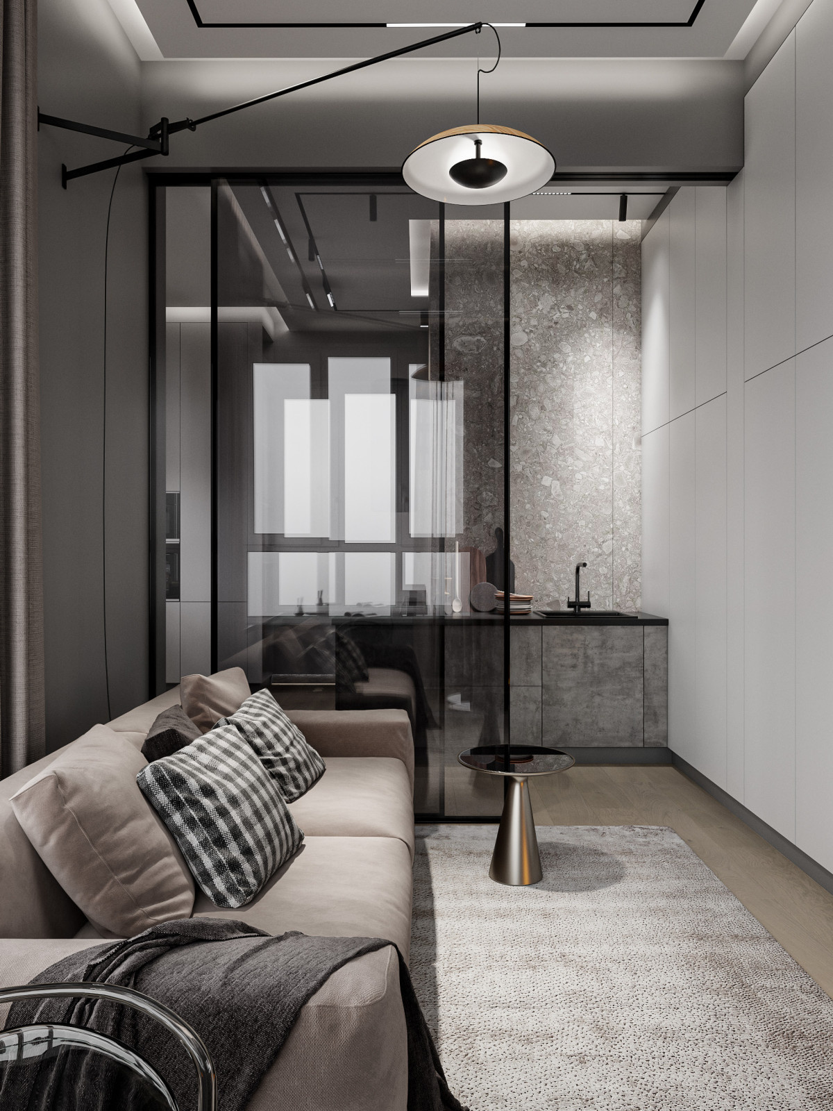 Обложка проекта: квартира студента Москва