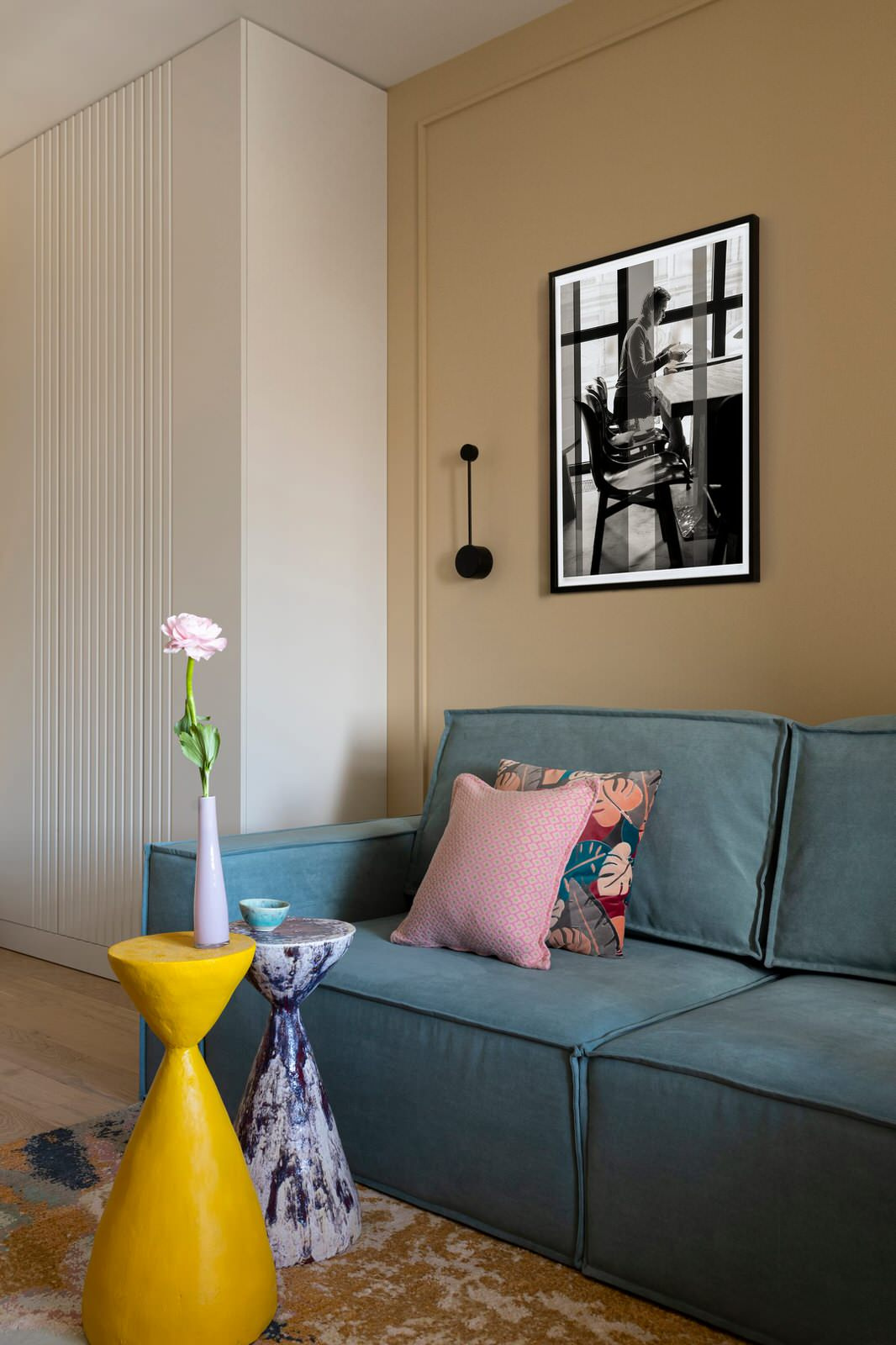 Квартира 74 м2 ЖК Город на реке. Тушино 2018 в современном стиле