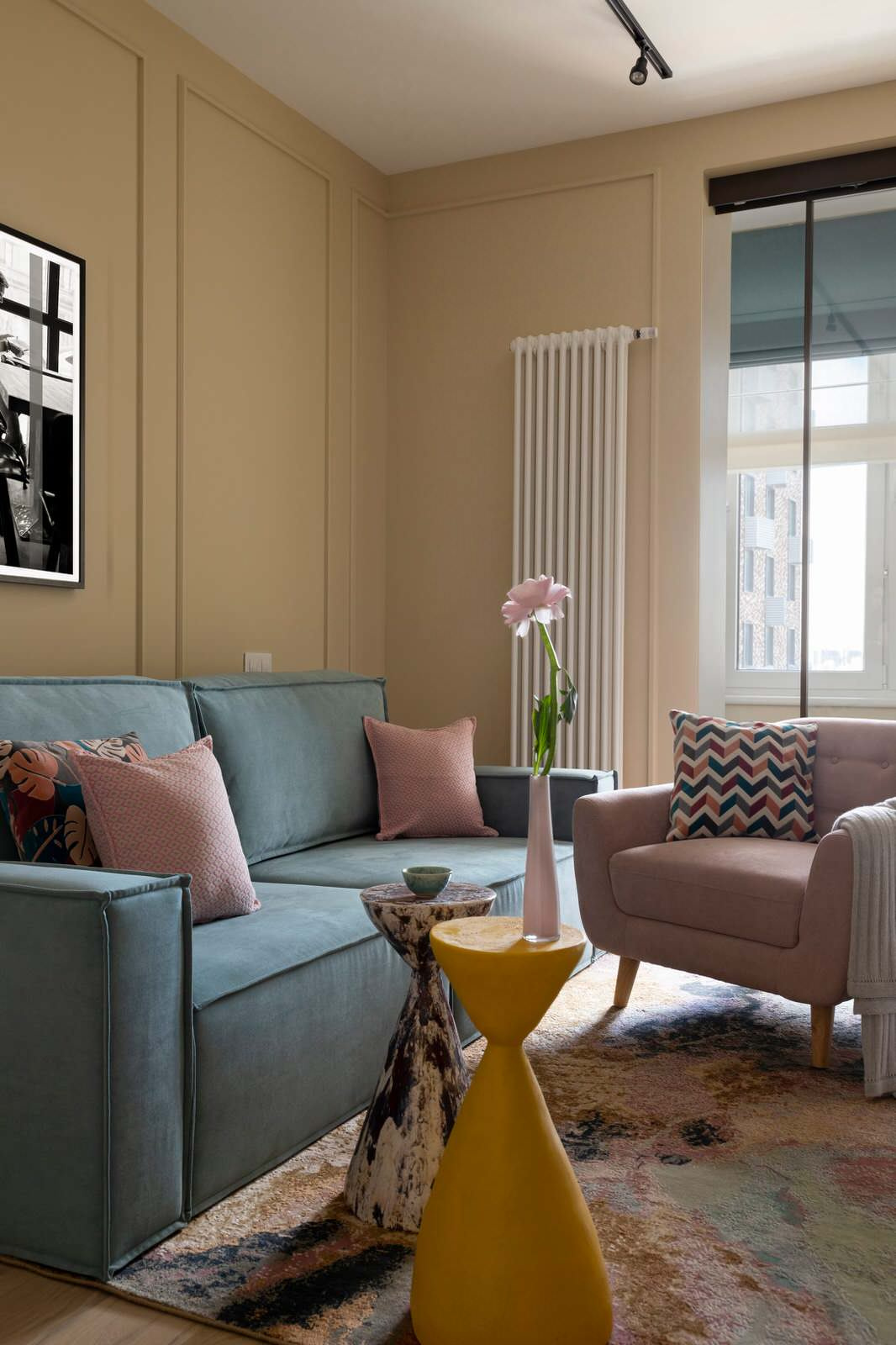 Квартира 74 м2 ЖК Город на реке. Тушино 2018 в современном стиле