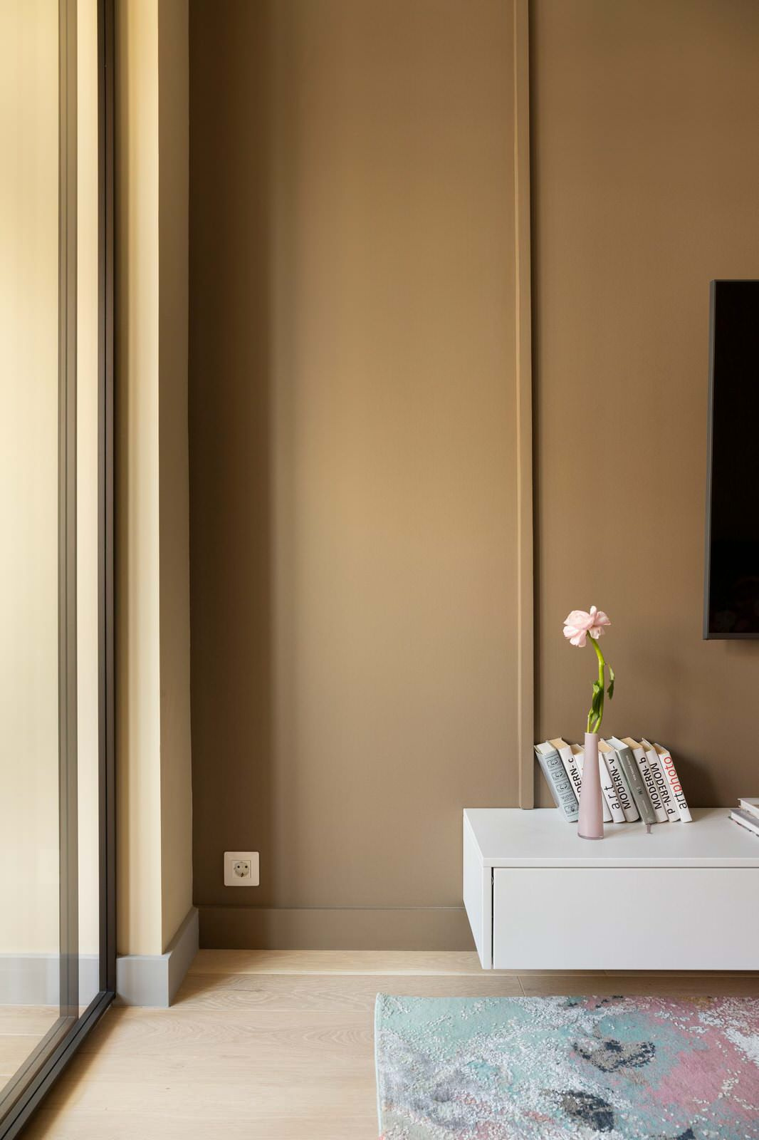 Квартира 74 м2 ЖК Город на реке. Тушино 2018 в современном стиле