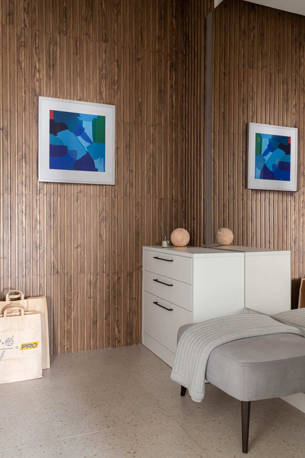 Квартира 74 м2 ЖК Город на реке. Тушино 2018 в современном стиле