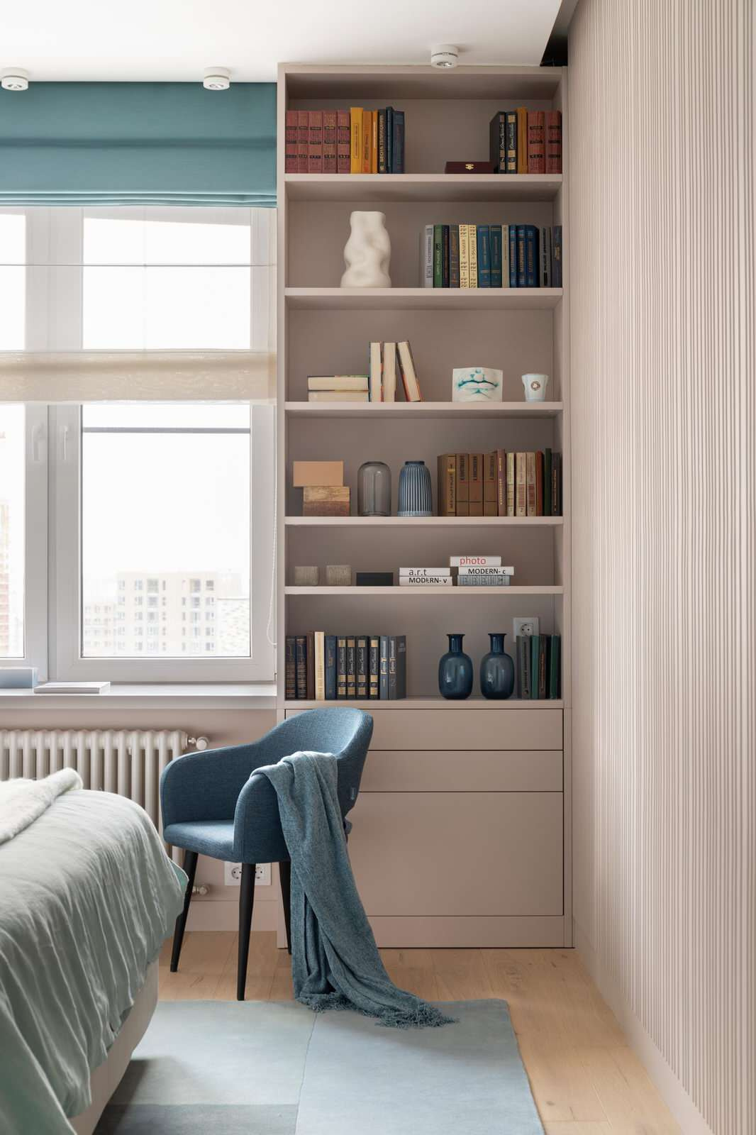 Квартира 74 м2 ЖК Город на реке. Тушино 2018 в современном стиле