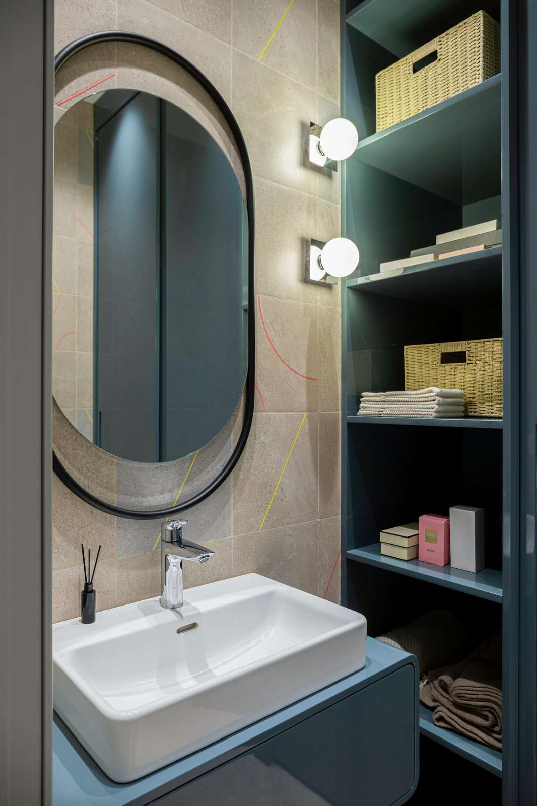 Квартира 74 м2 ЖК Город на реке. Тушино 2018 в современном стиле