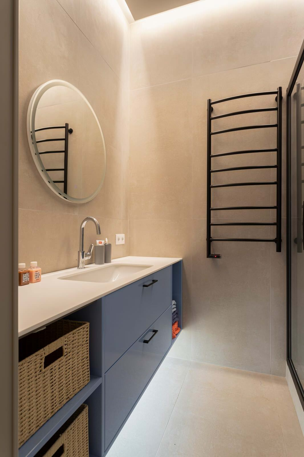 Обложка проекта: Квартира 74 м2 ЖК Город на реке в современном стиле