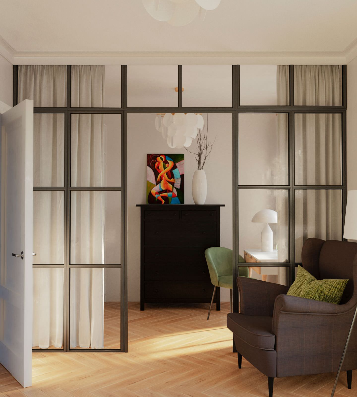 Дизайн двухуровневой квартиры в Санкт-Петербурге