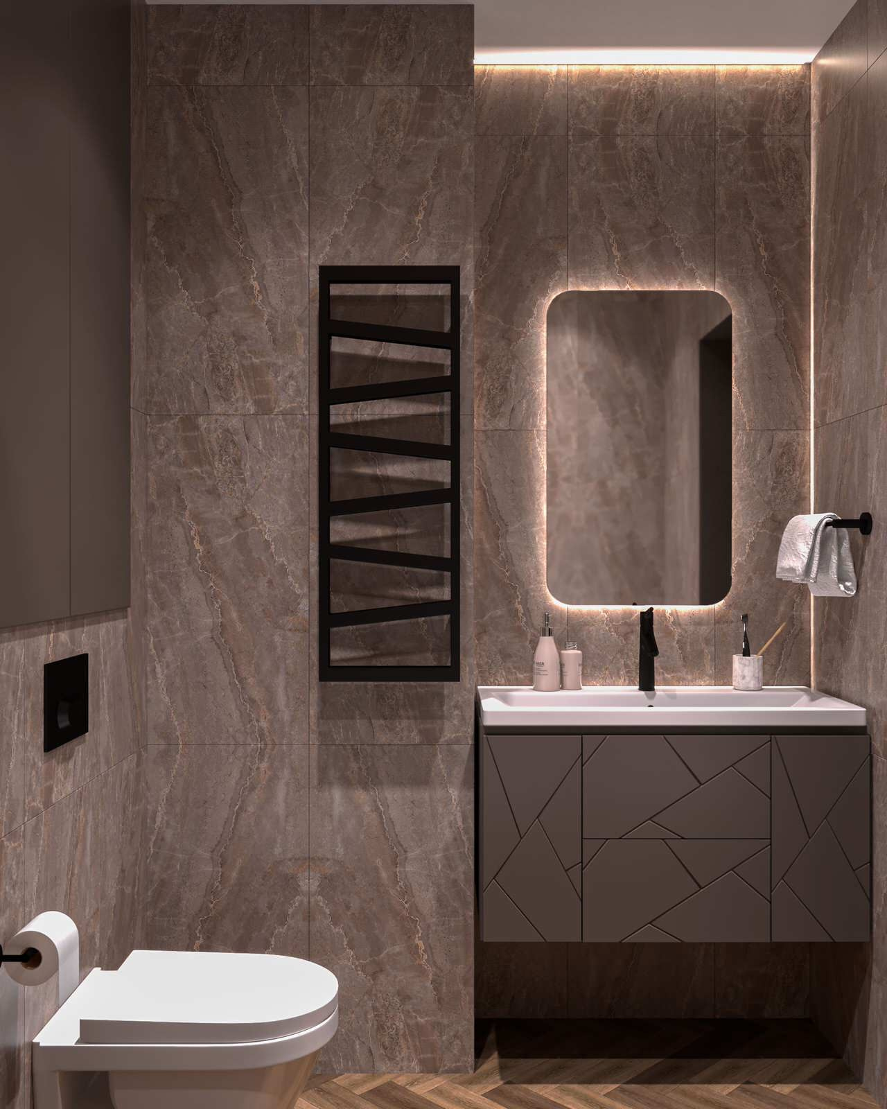 Дизайн двухуровневой квартиры в Санкт-Петербурге