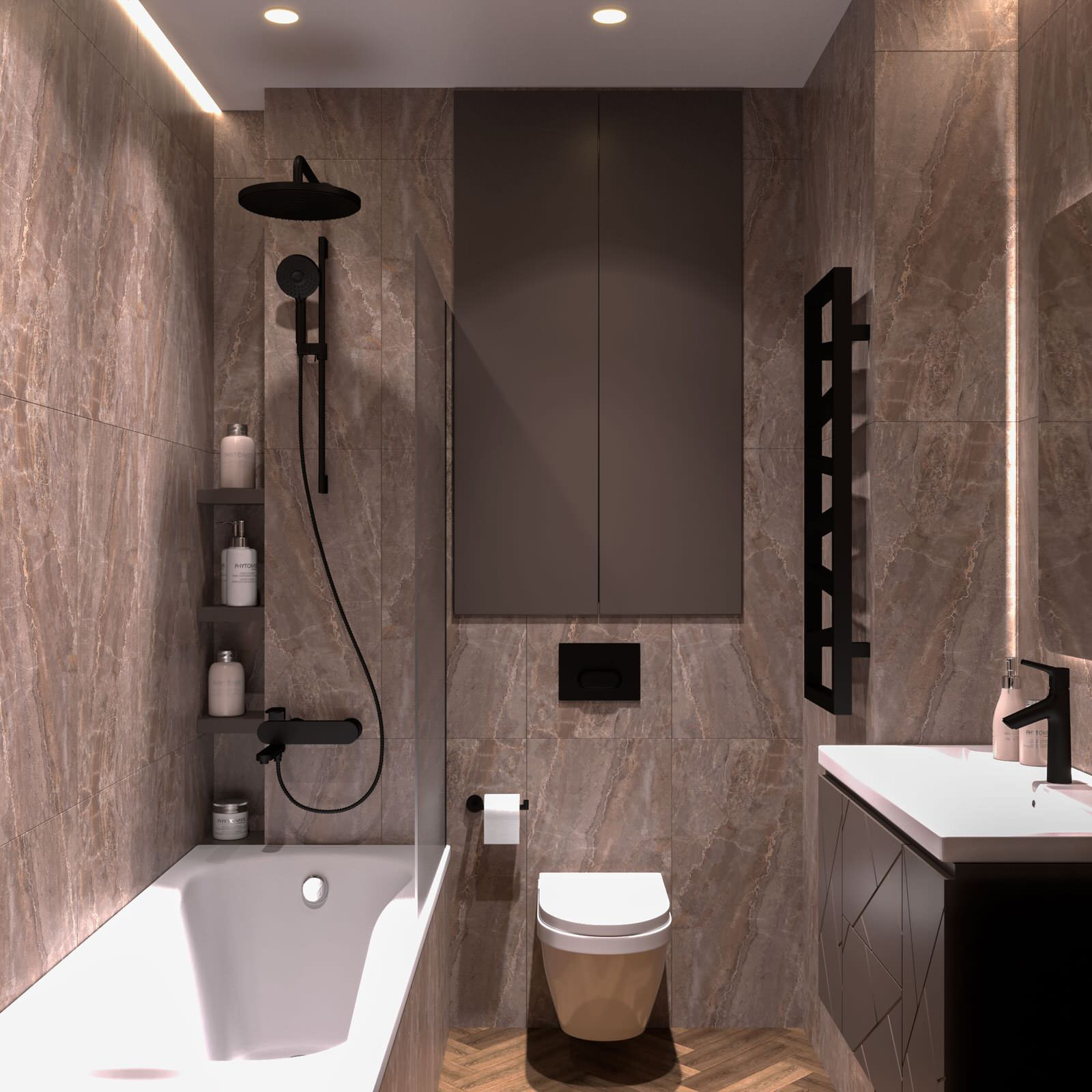 Дизайн двухуровневой квартиры в Санкт-Петербурге