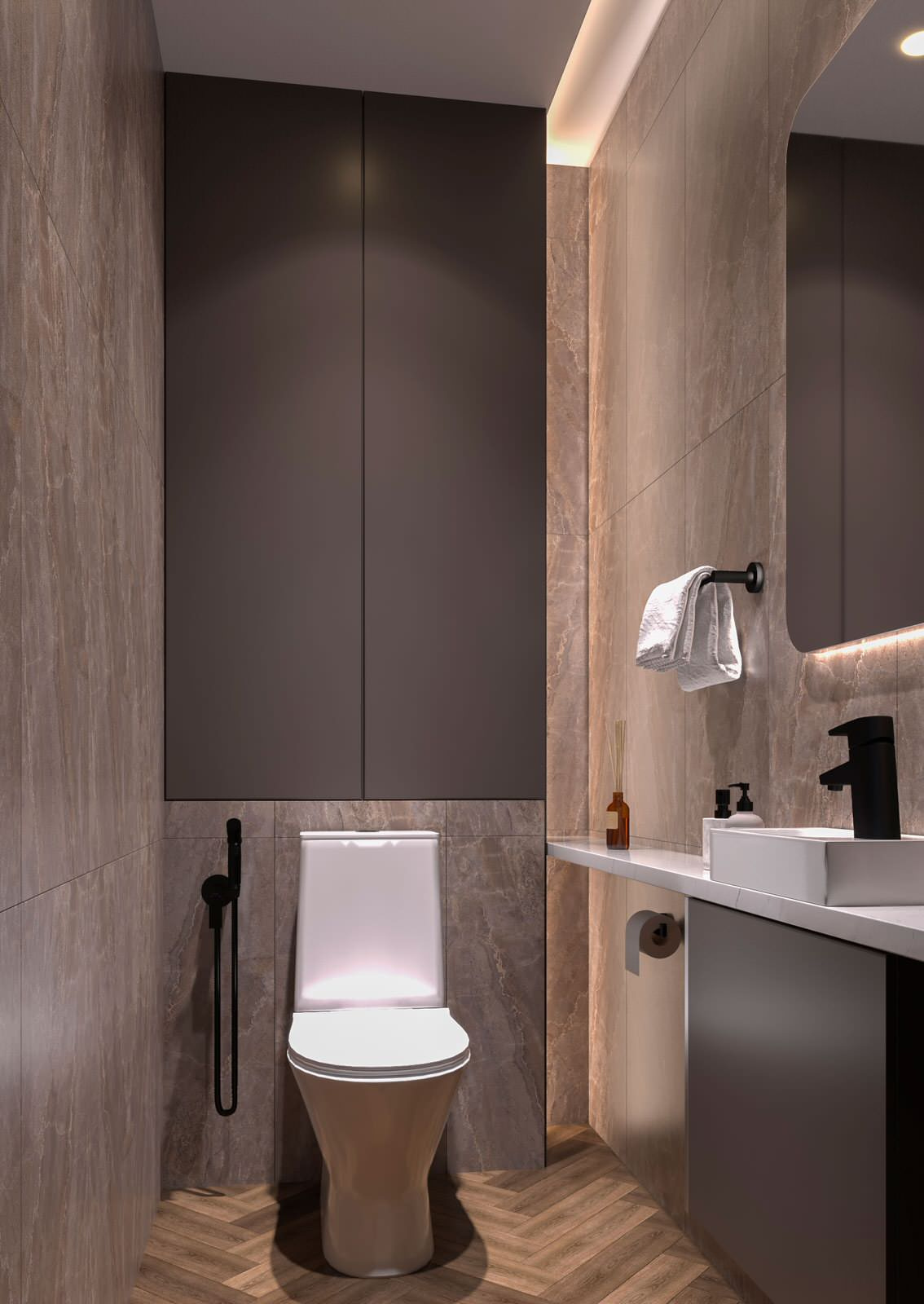 Дизайн двухуровневой квартиры в Санкт-Петербурге