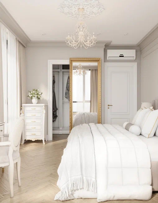 Светлая квартира 112,55 м² в современном стиле