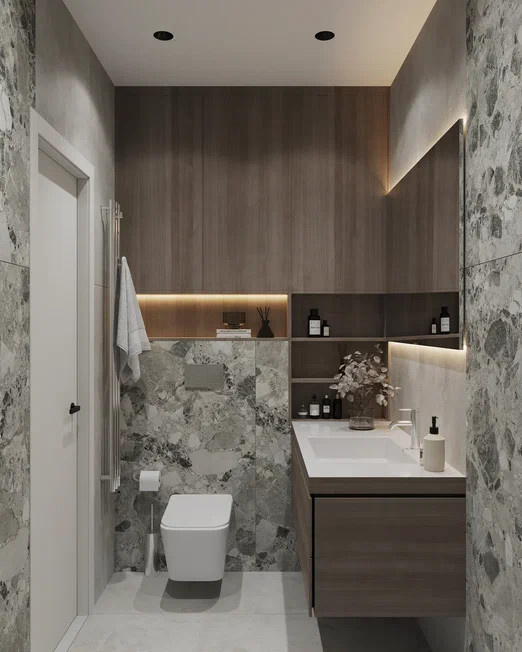 Красивая и светлая квартира в современном стиле