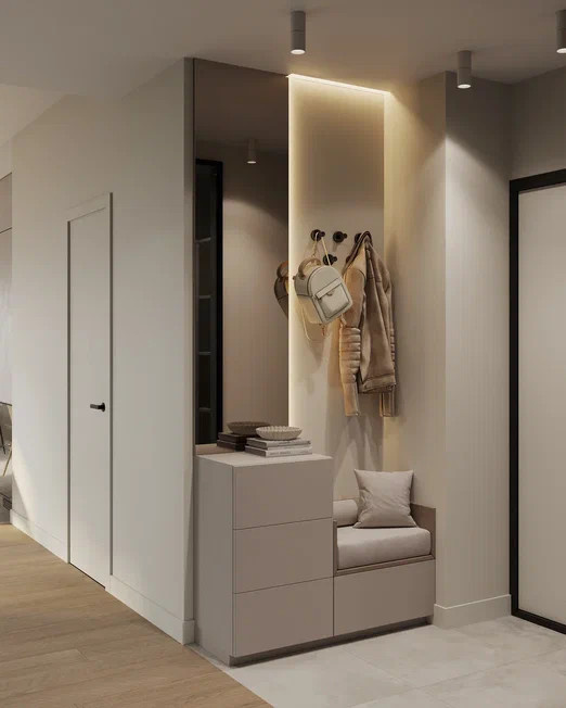 Красивая и светлая квартира в современном стиле