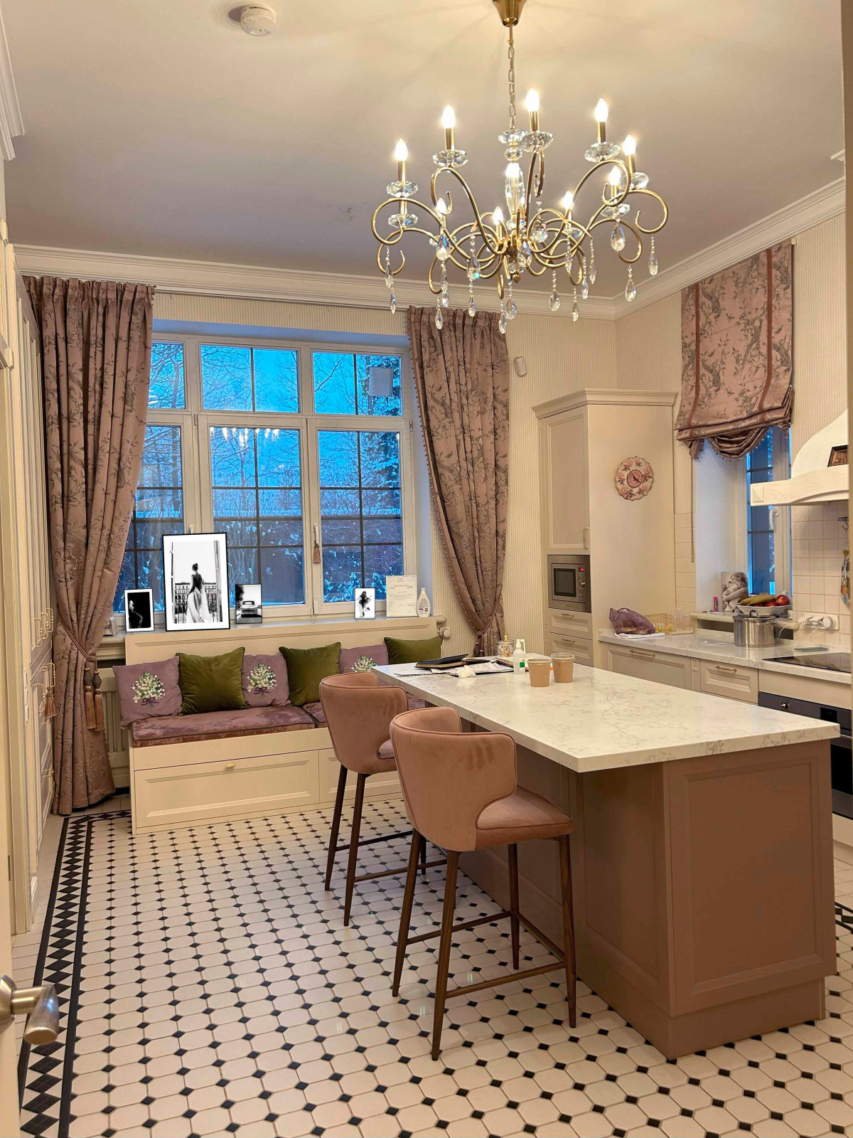 Замена мебели в загородном доме - Кухня