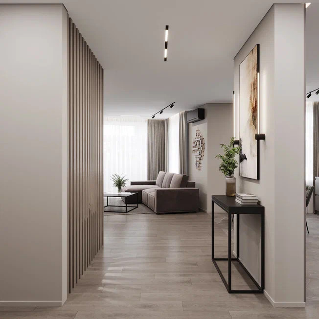 Дизайн проект 4-х комнатной квартиры 145 м2 для семейной пары с двумя детьми