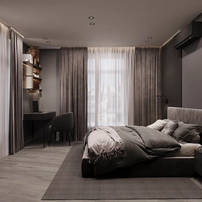 Дизайн проект 4-х комнатной квартиры 145 м2 для семейной пары с двумя детьми