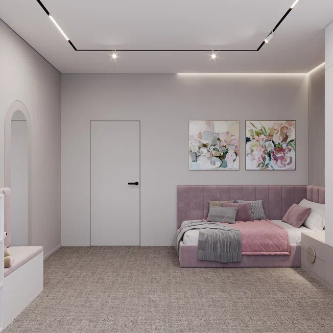 Дизайн проект 4-х комнатной квартиры 145 м2 для семейной пары с двумя детьми