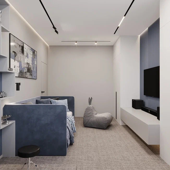 Дизайн проект 4-х комнатной квартиры 145 м2 для семейной пары с двумя детьми