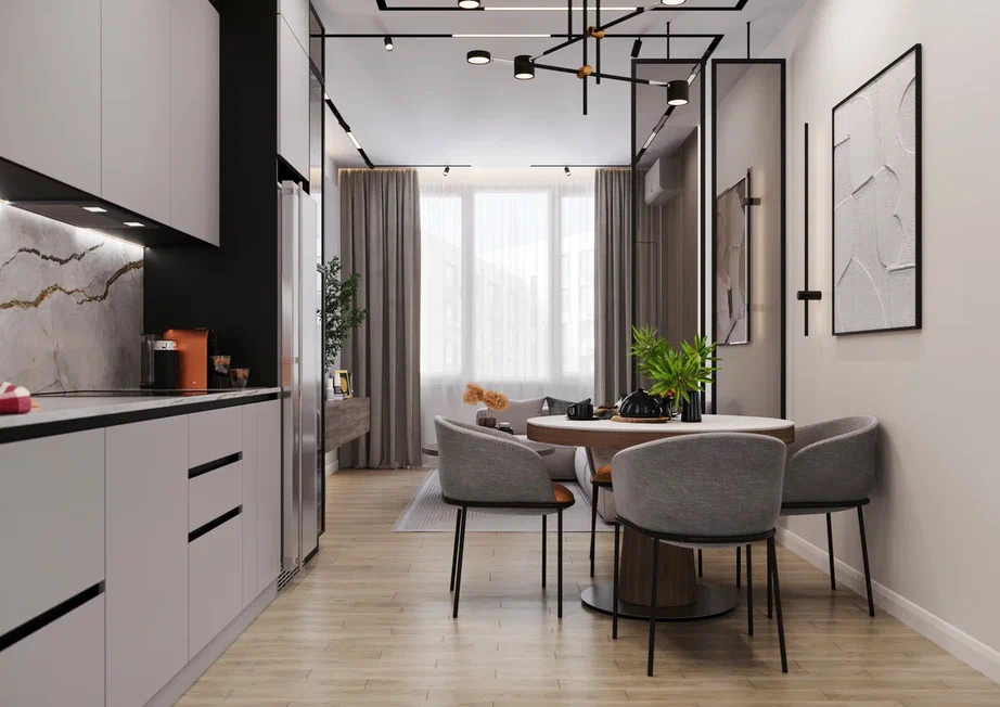 Ремонт квартиры (трехкомнатной) для семьи из трех человек