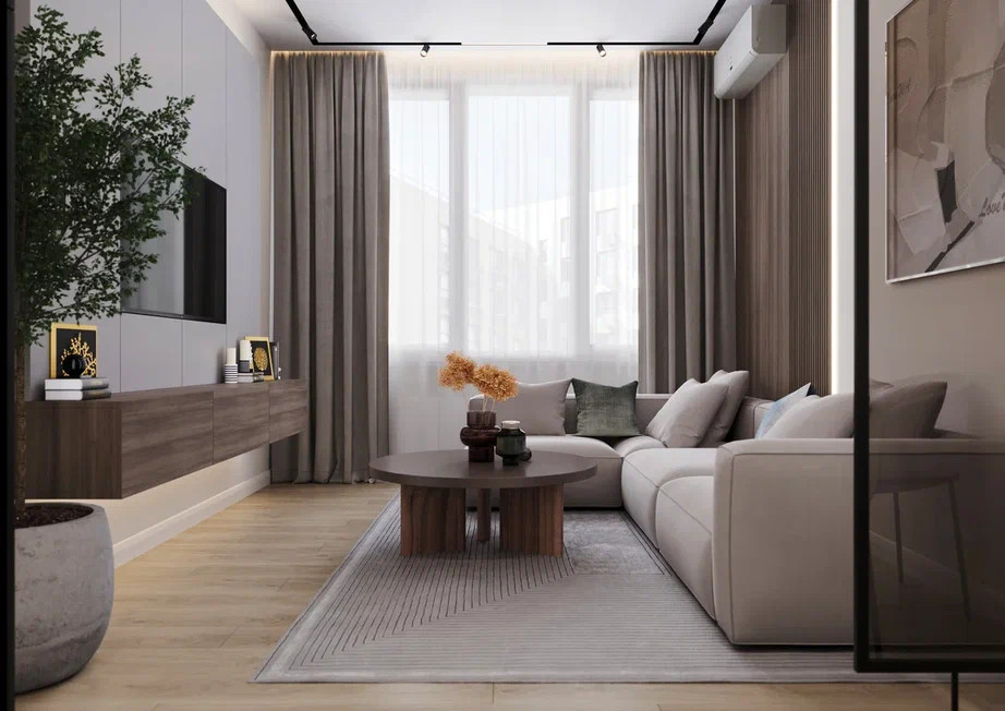 Ремонт квартиры (трехкомнатной) для семьи из трех человек