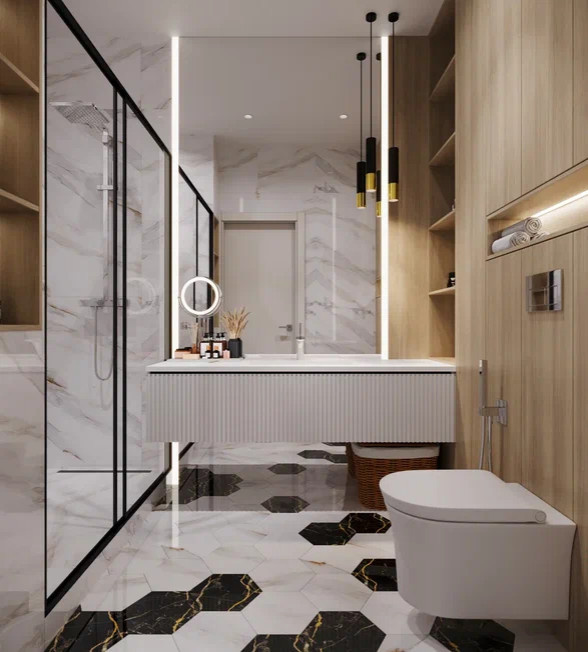 Ремонт квартиры (трехкомнатной) для семьи из трех человек