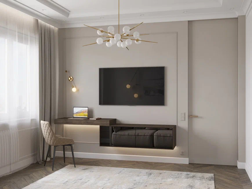 Ремонт квартиры (трехкомнатной) площадью 88,4 м2