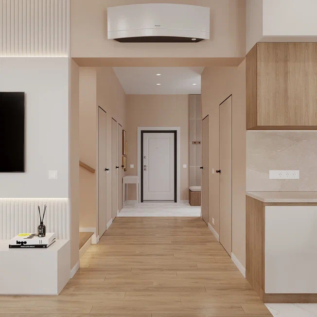 Ремонт двухэтажного коттеджа общей площадью 150 м2