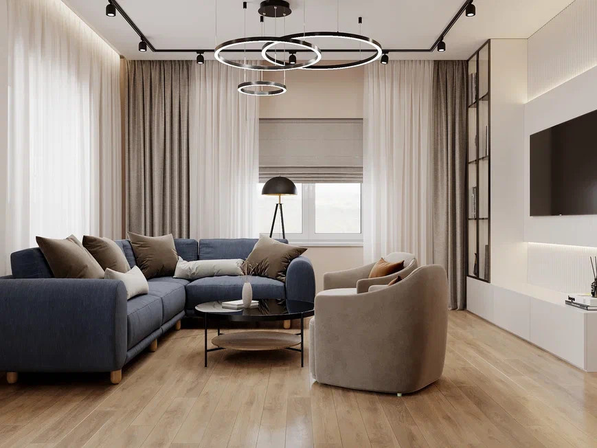 Ремонт двухэтажного коттеджа общей площадью 150 м2