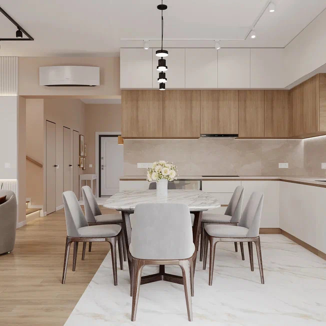 Ремонт двухэтажного коттеджа общей площадью 150 м2