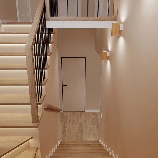 Ремонт двухэтажного коттеджа общей площадью 150 м2