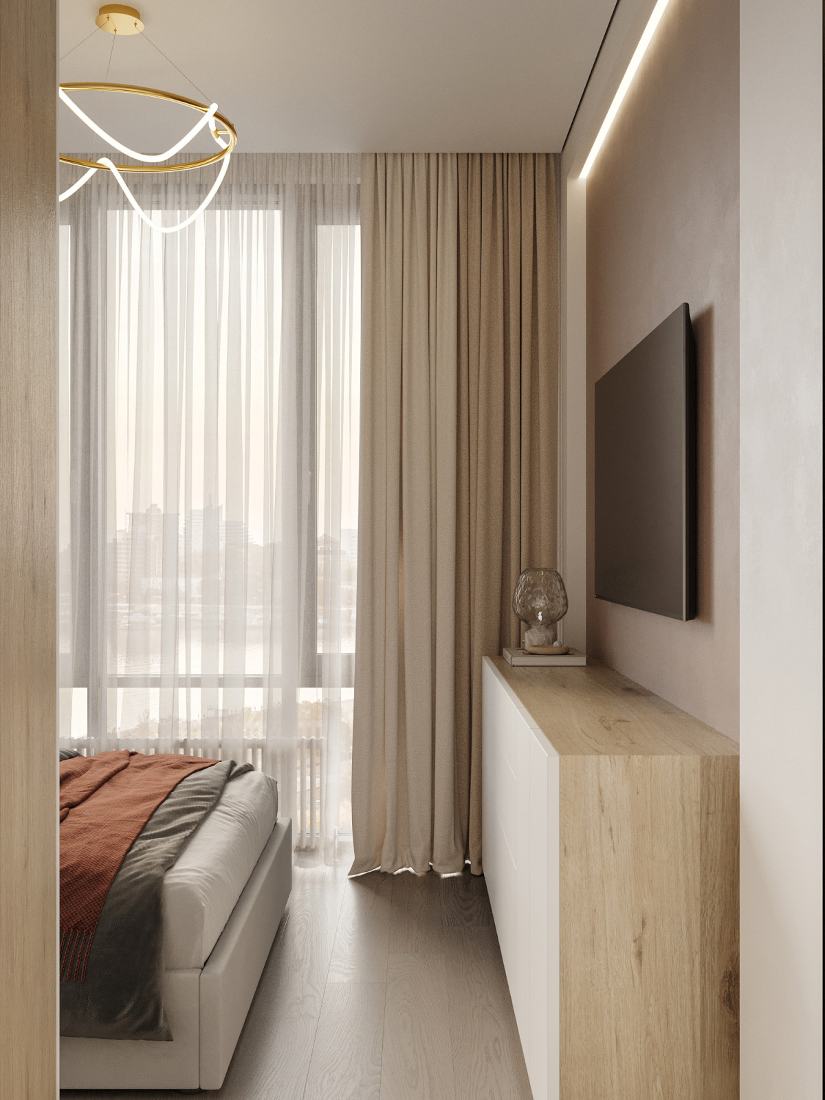 Из 60 м² выжали максимум комфорта. Всё для жизни в большом городе.