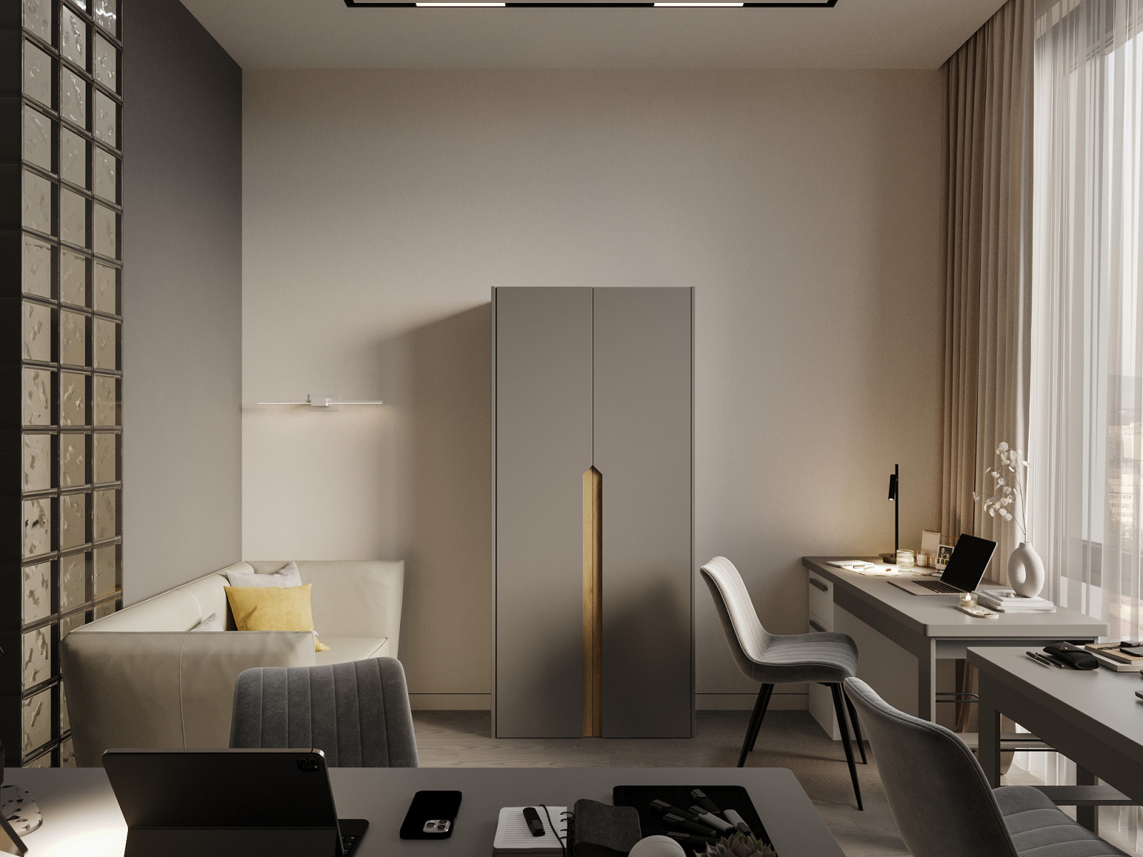 Из 60 м² выжали максимум комфорта. Всё для жизни в большом городе.