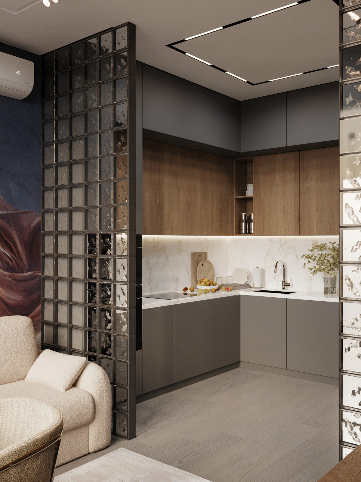 Из 60 м² выжали максимум комфорта. Всё для жизни в большом городе.