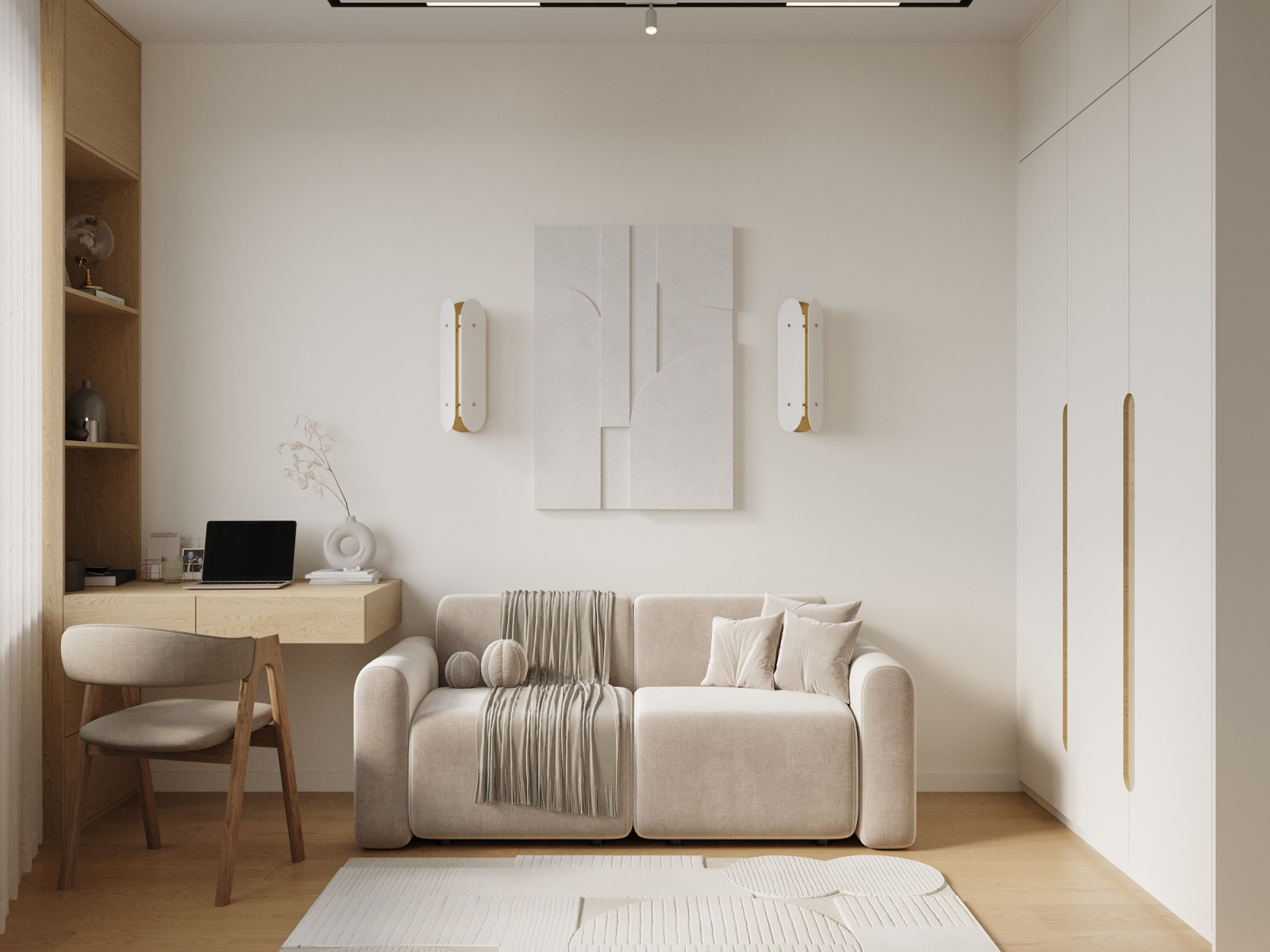 Современный интерьер с акцентом на уют: проект для ЖК «Vangarden»