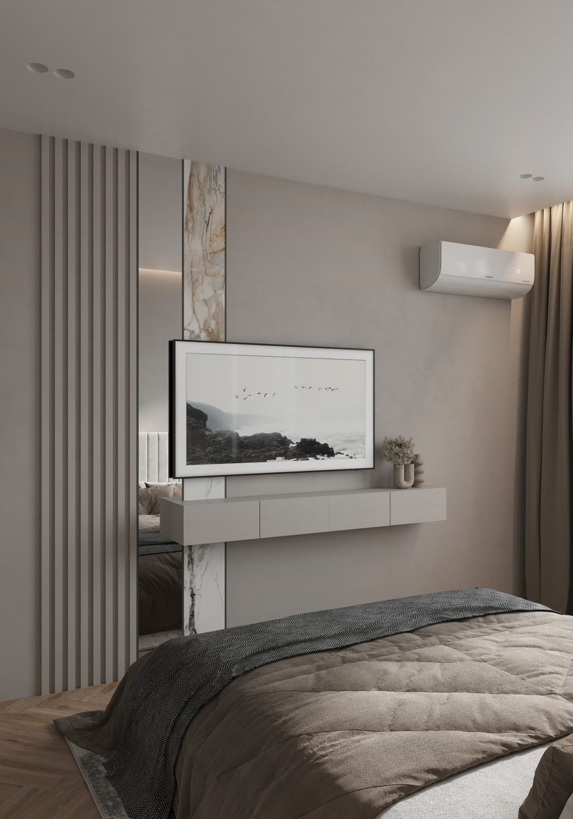 Современный ремонт в квартире 54 м² для пары