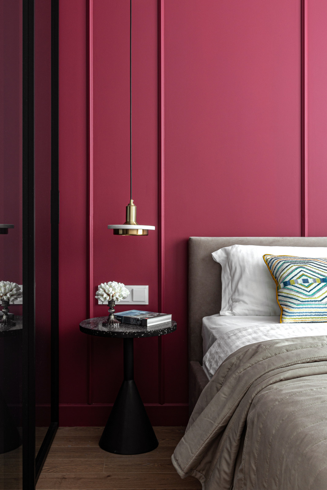 Интерьер спальни, акценты