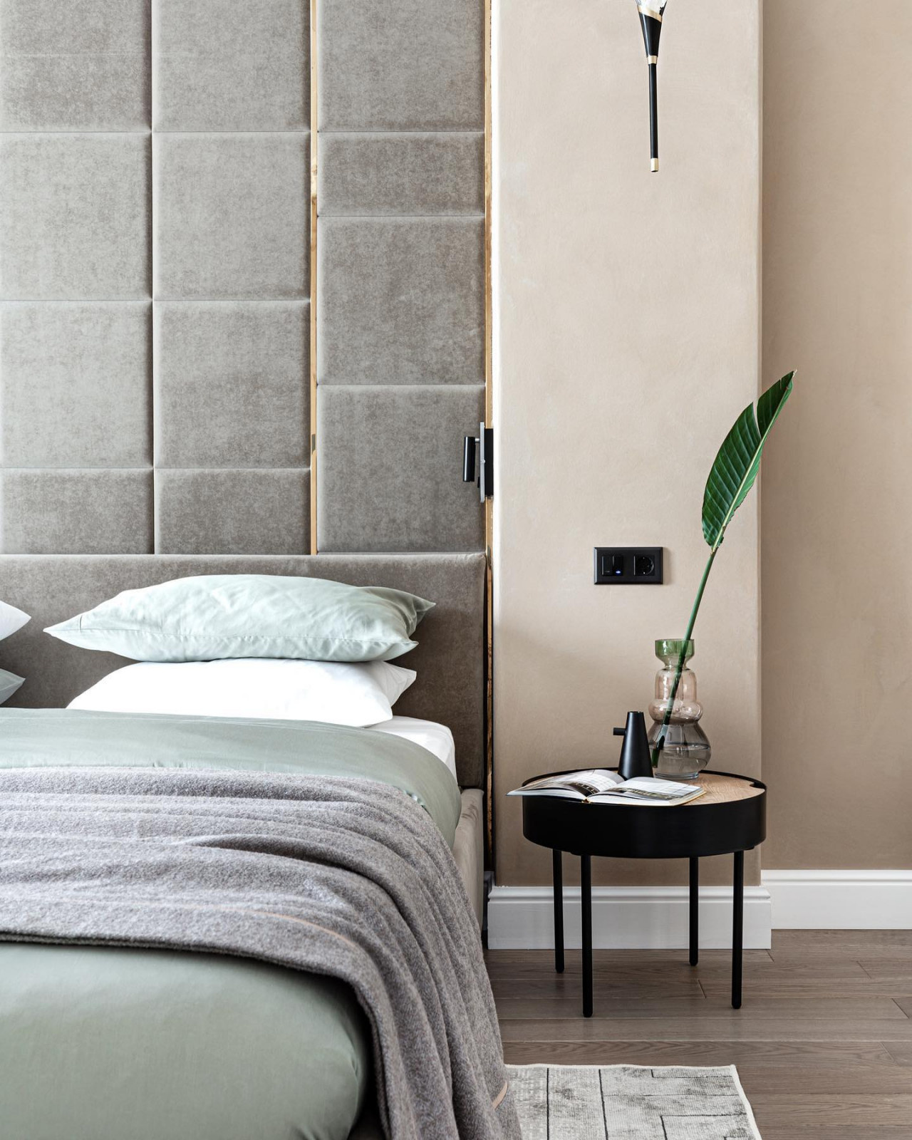 Спальня в спокойной нейтральной гамме