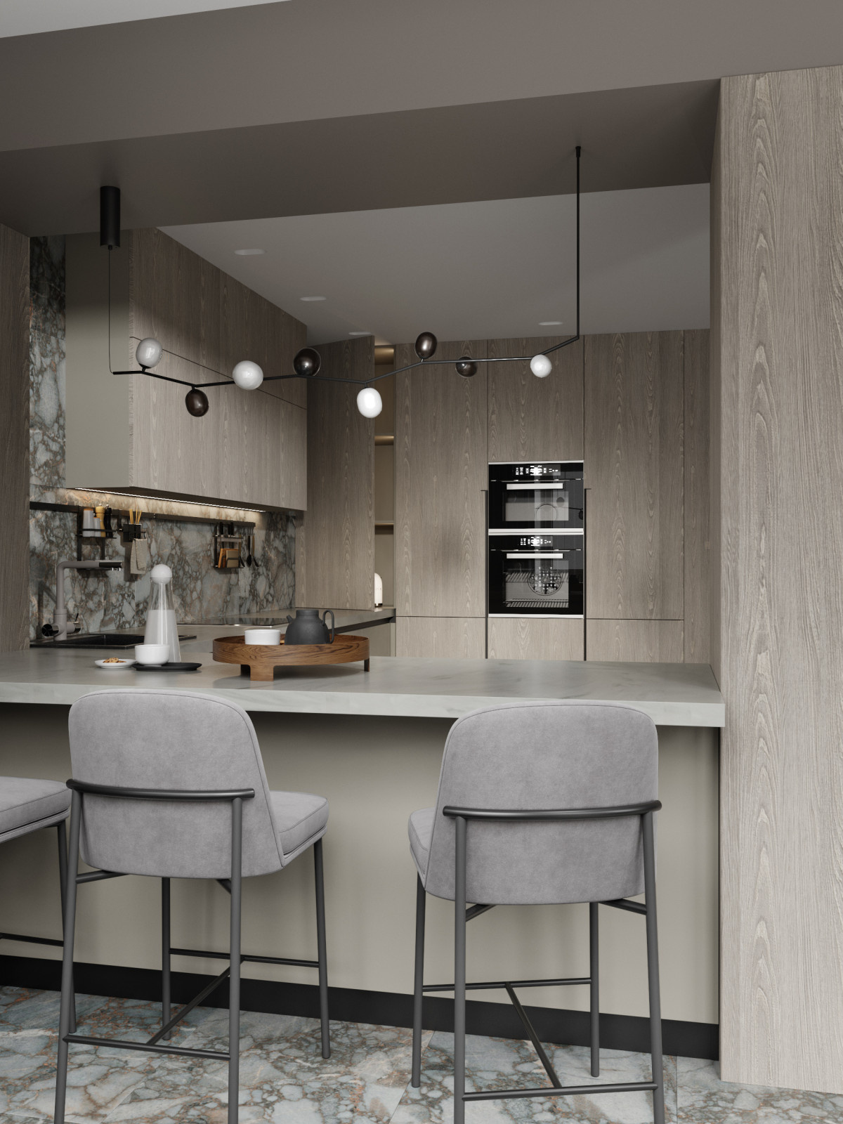 квартира с видом на лес