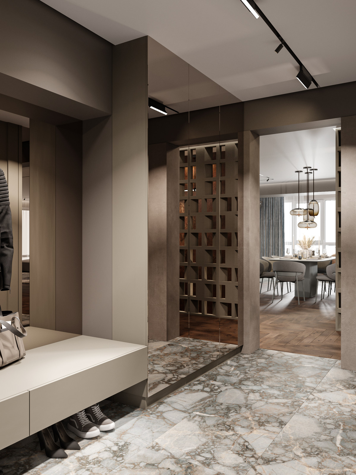 квартира с видом на лес