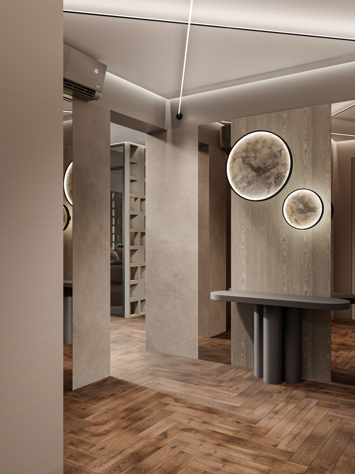 квартира с видом на лес