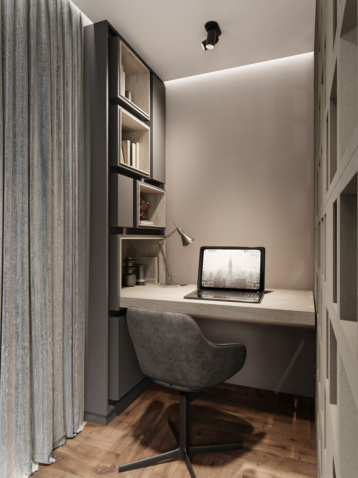 квартира с видом на лес