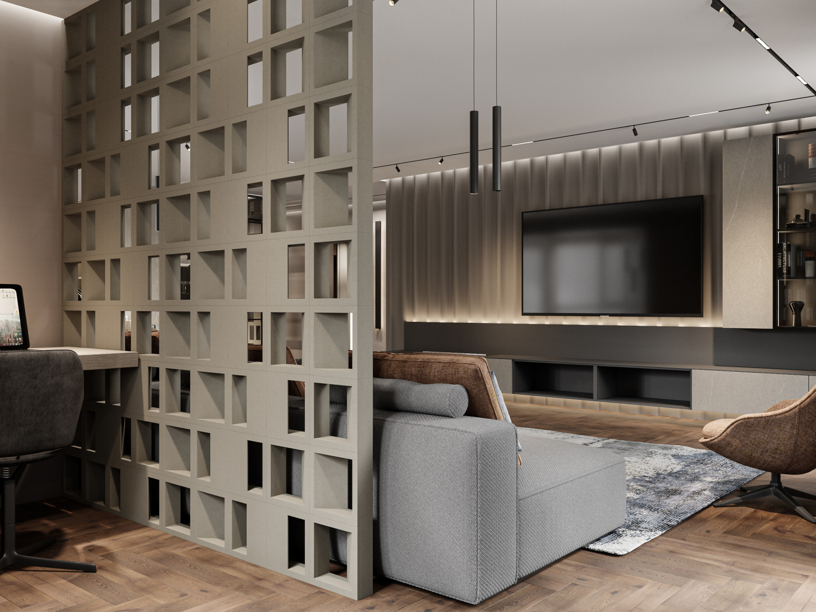 квартира с видом на лес