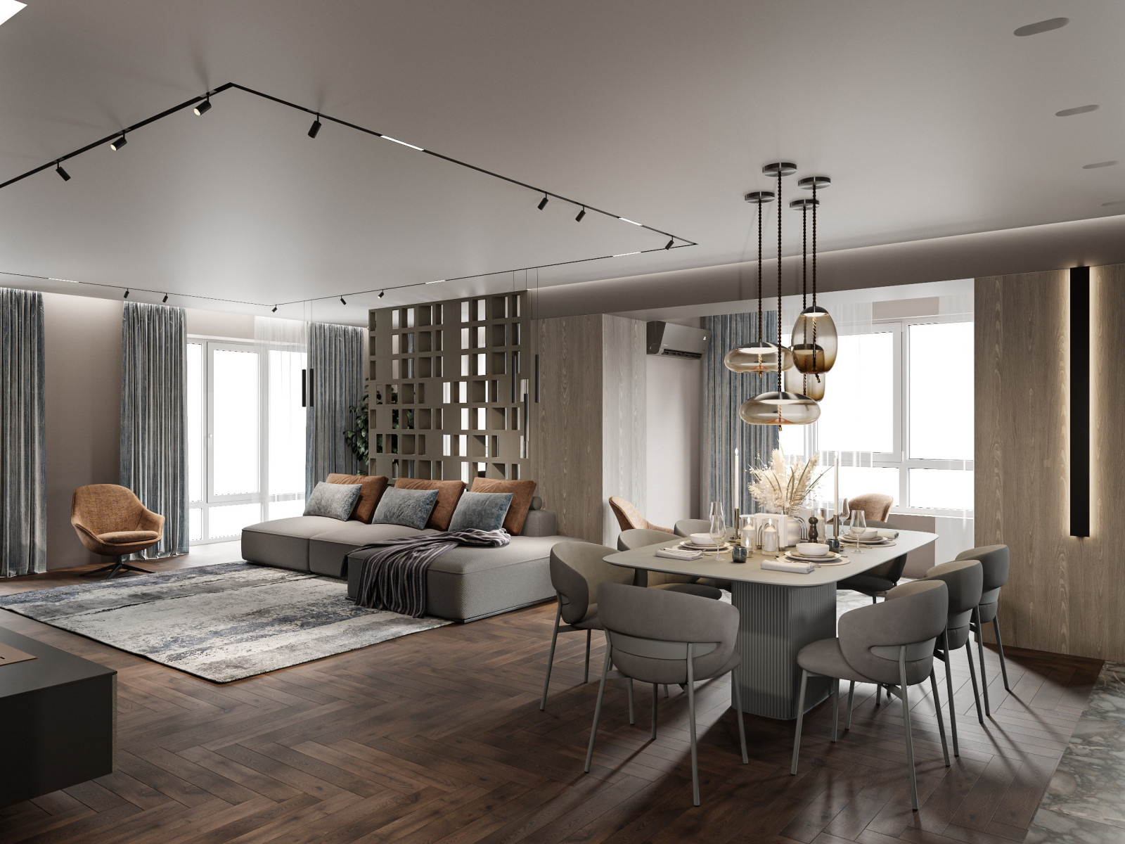 квартира с видом на лес