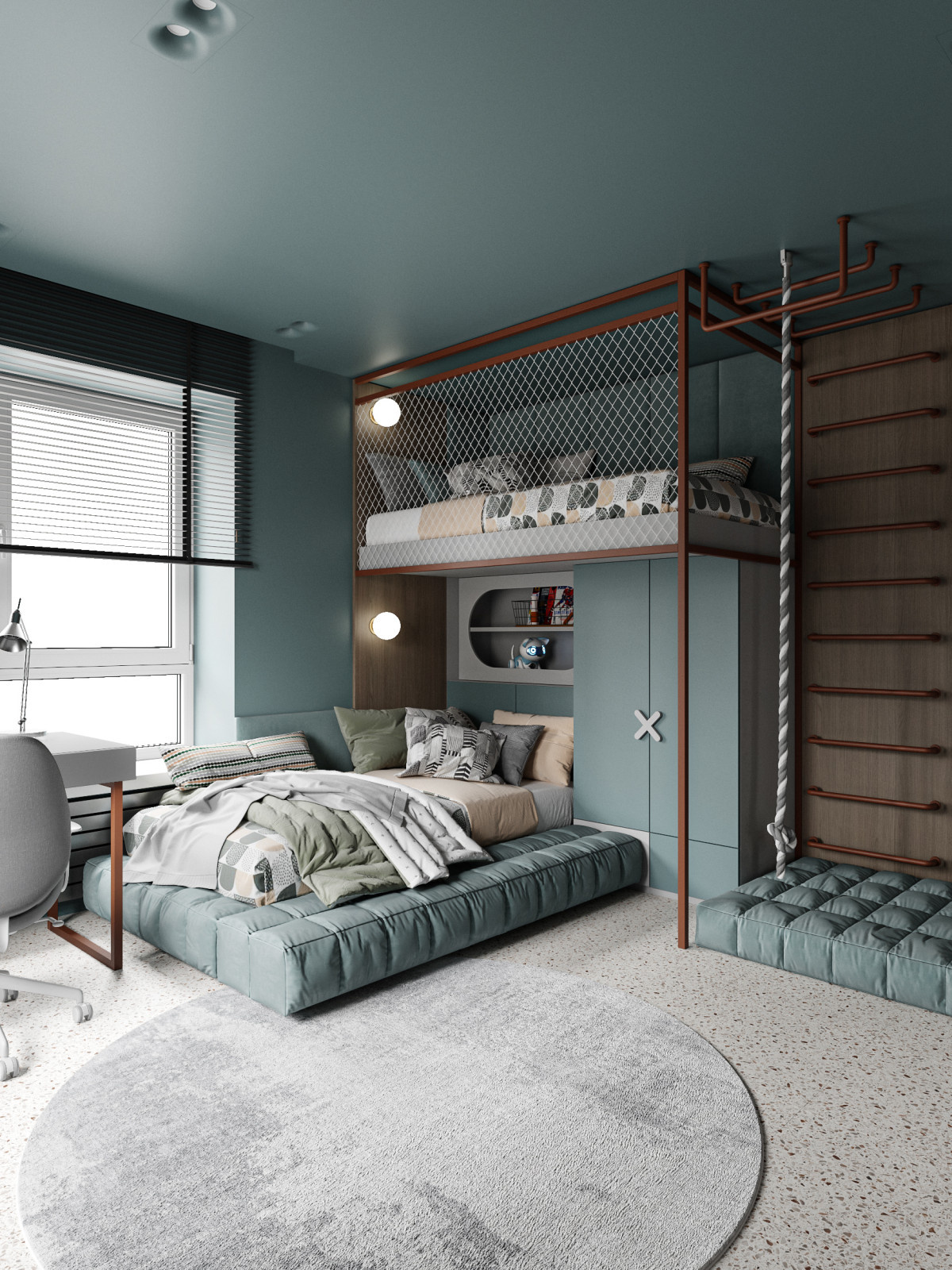 квартира с видом на лес