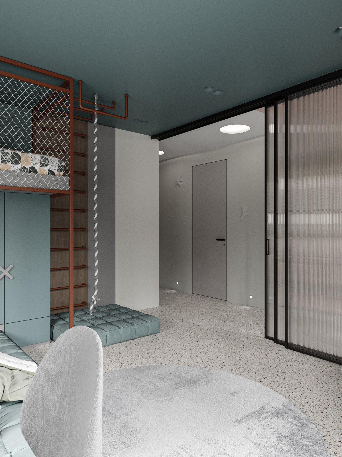 квартира с видом на лес