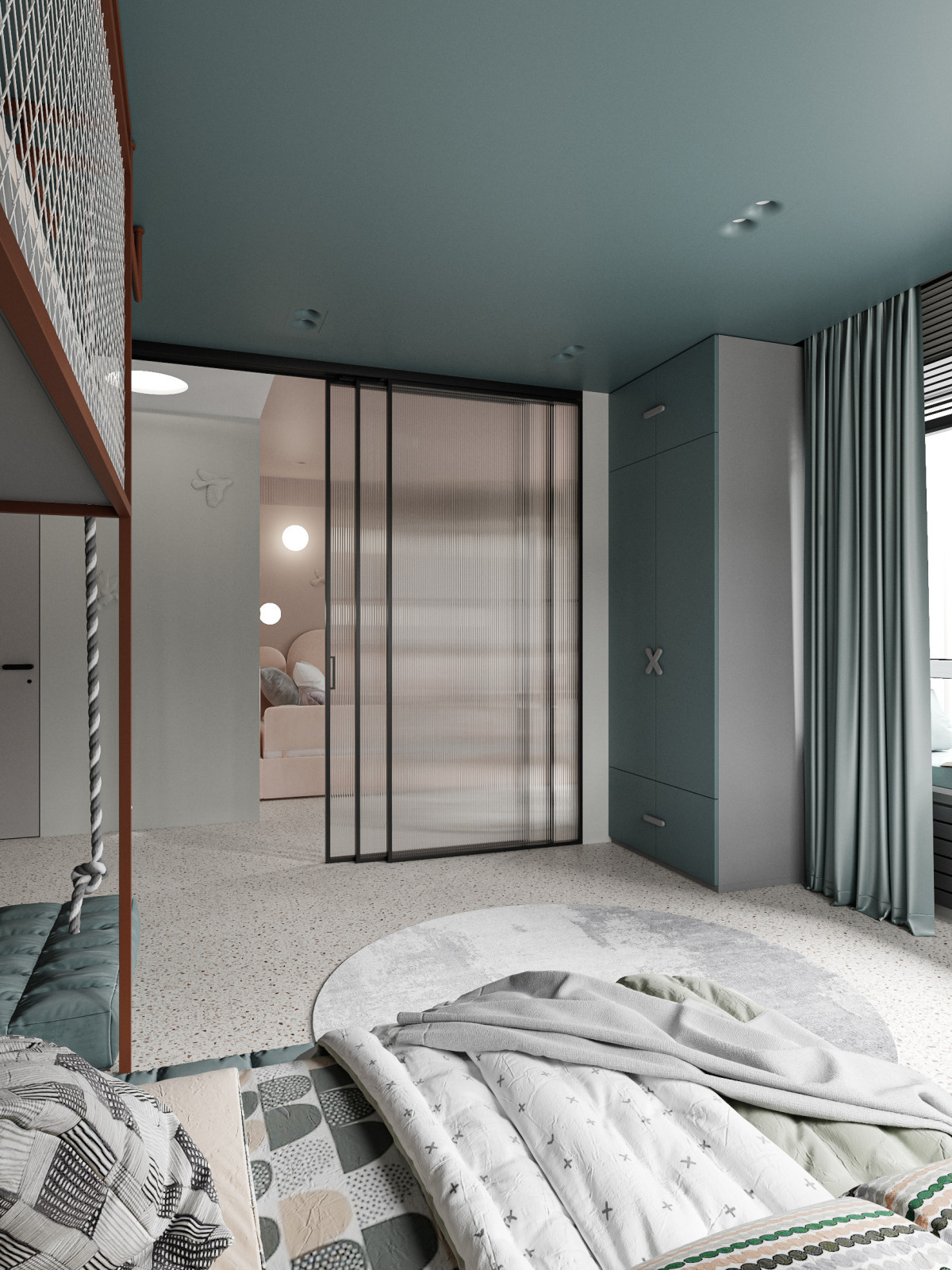 квартира с видом на лес