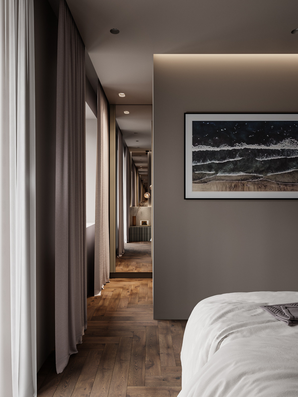 квартира с видом на лес