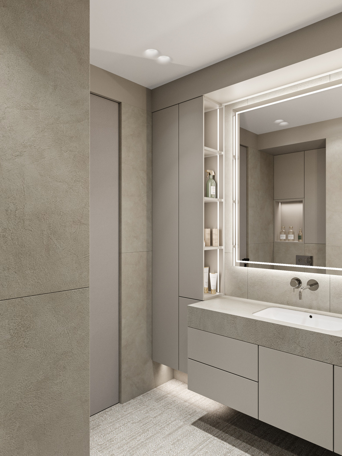 квартира с видом на лес