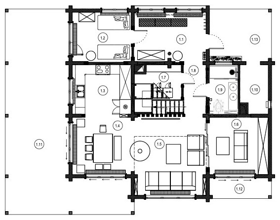 Houzz тур: Очень чёрный дом – изнутри и снаружи