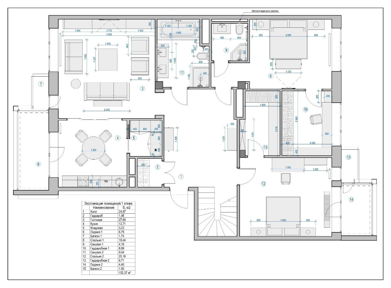 Houzz тур: Квартира с присоединенным техническим этажом